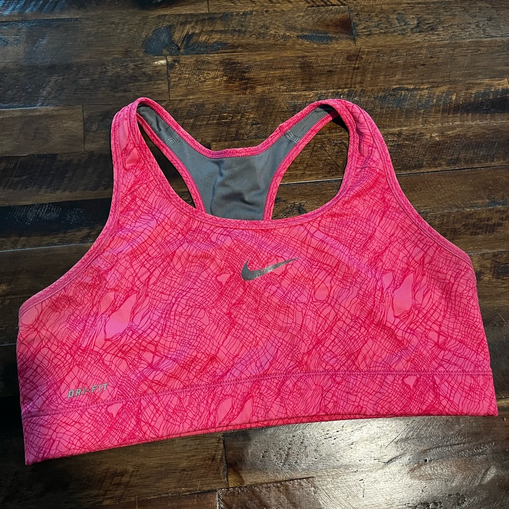 Nike Women's Vibrant Pink Sports Bra